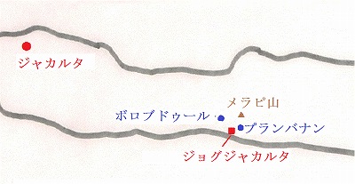ジャワ島地図